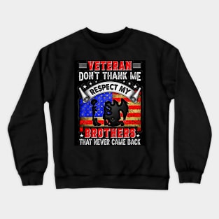 Black Panther Art - USA Army Tagline 12 Crewneck Sweatshirt